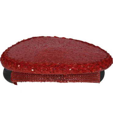 GORRA POLICIA ROJO CON CUERNOS